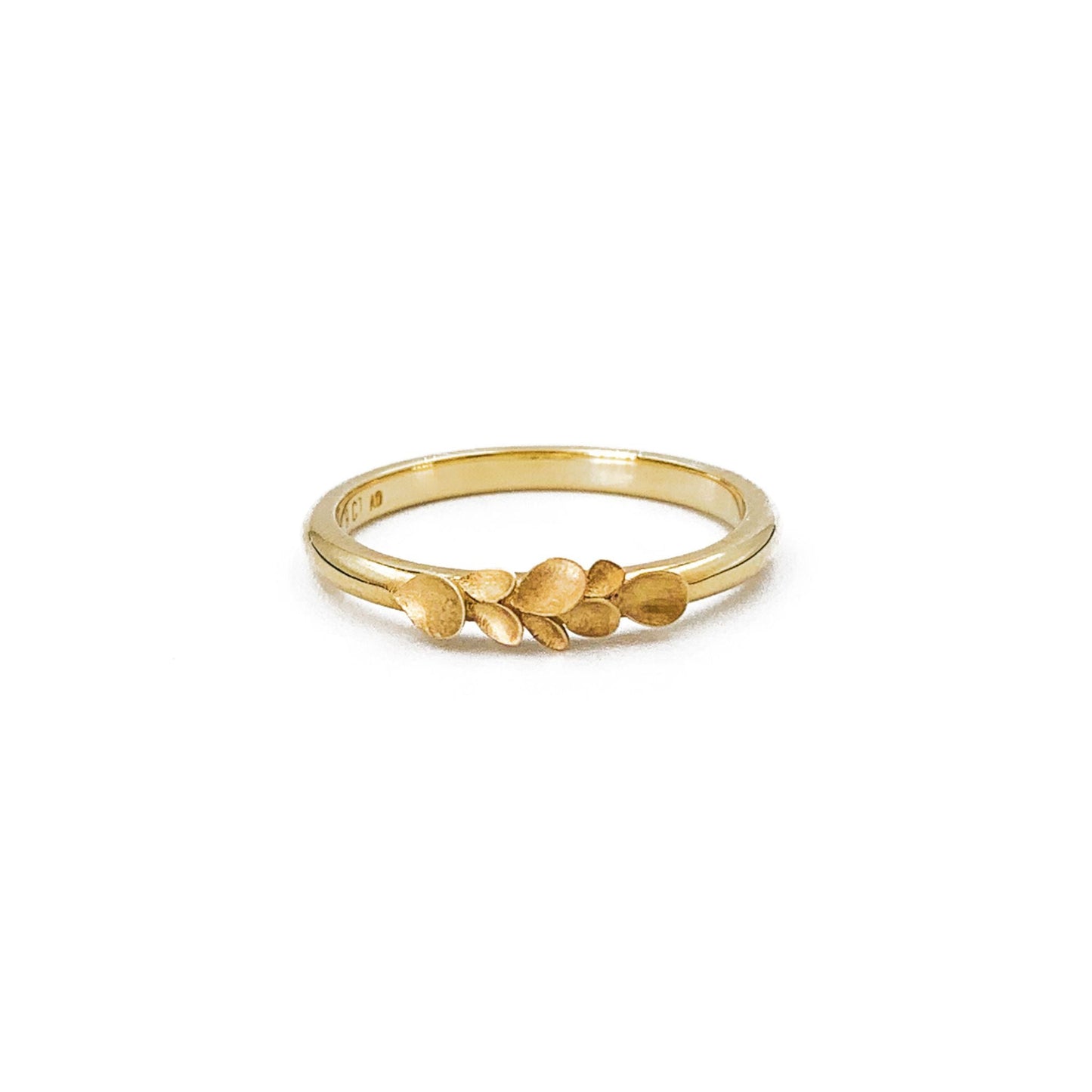 9ct yellow gold Thor ring