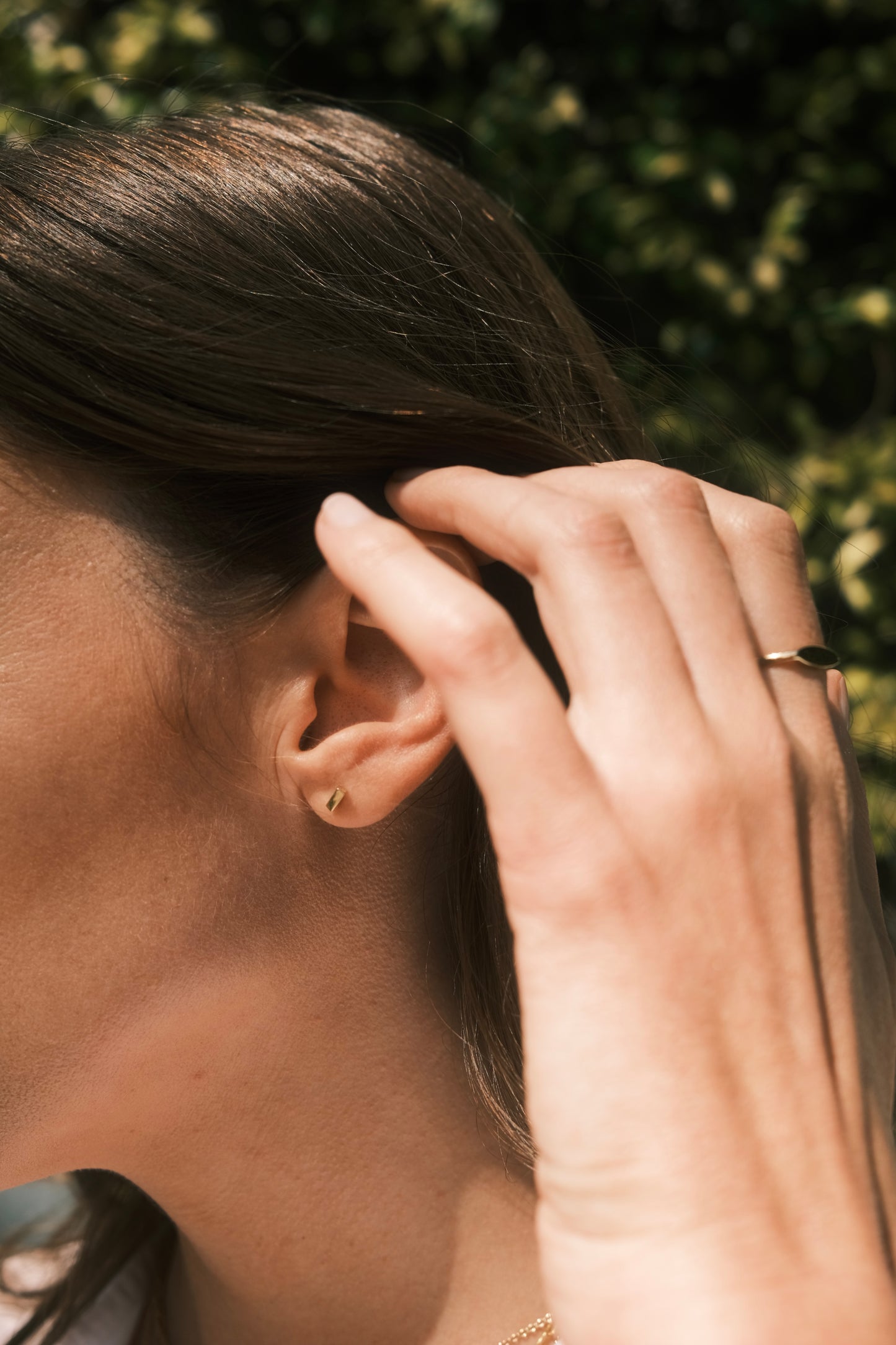 9 carat yellow gold studs by Thor Collective south African Jewelers