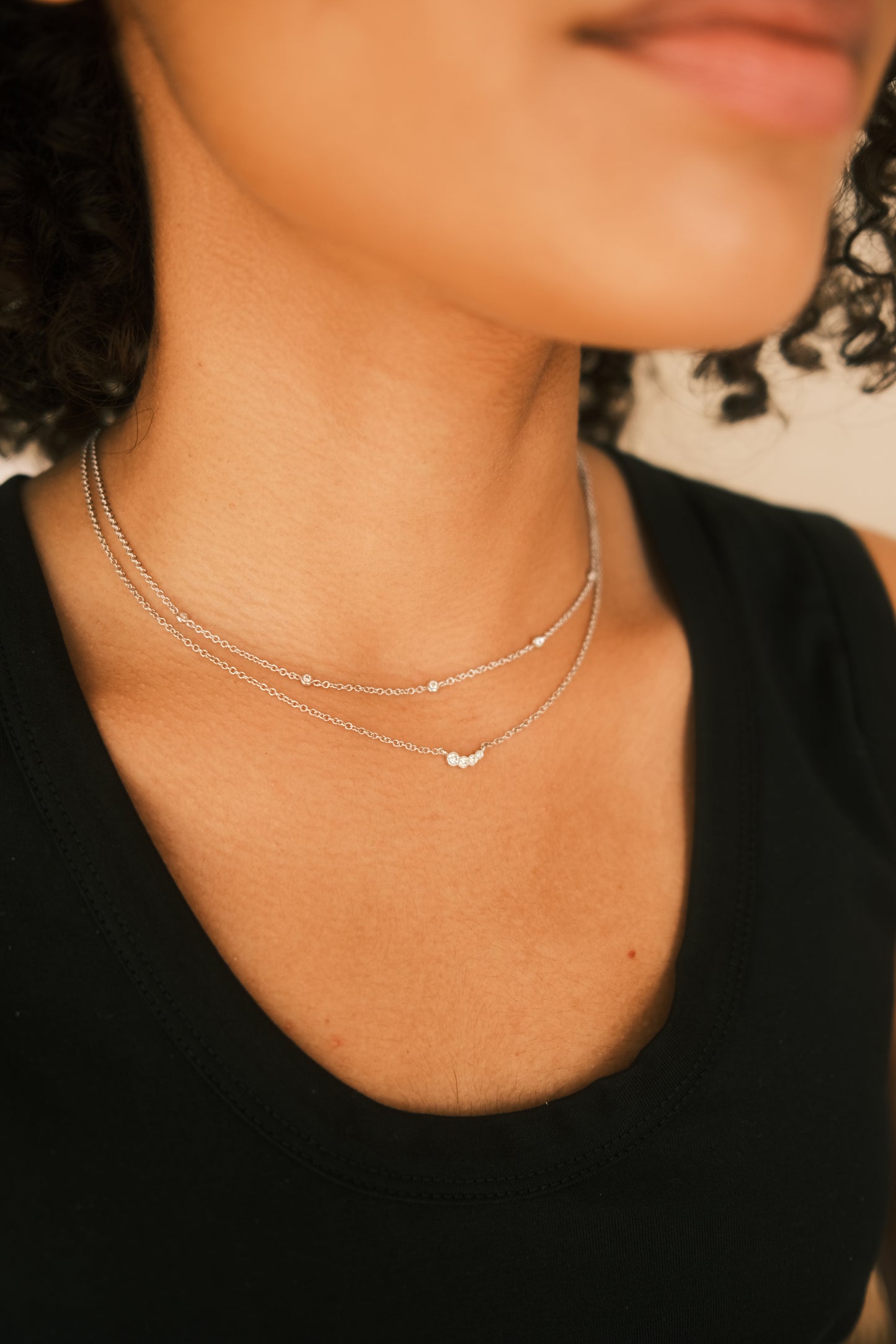 9ct white gold necklaces by Thor Collective South African jewelers
