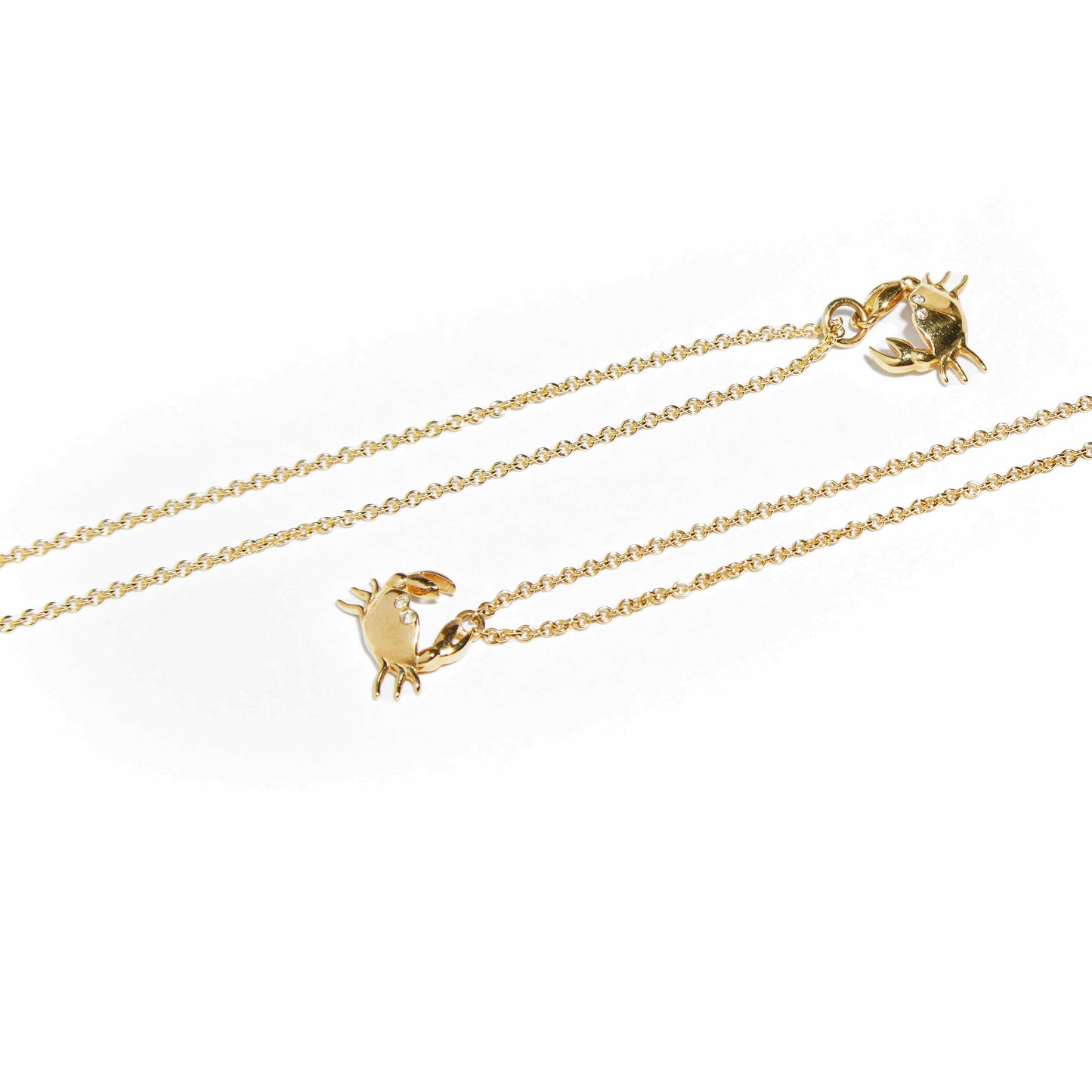9ct Tiny Crab Necklace