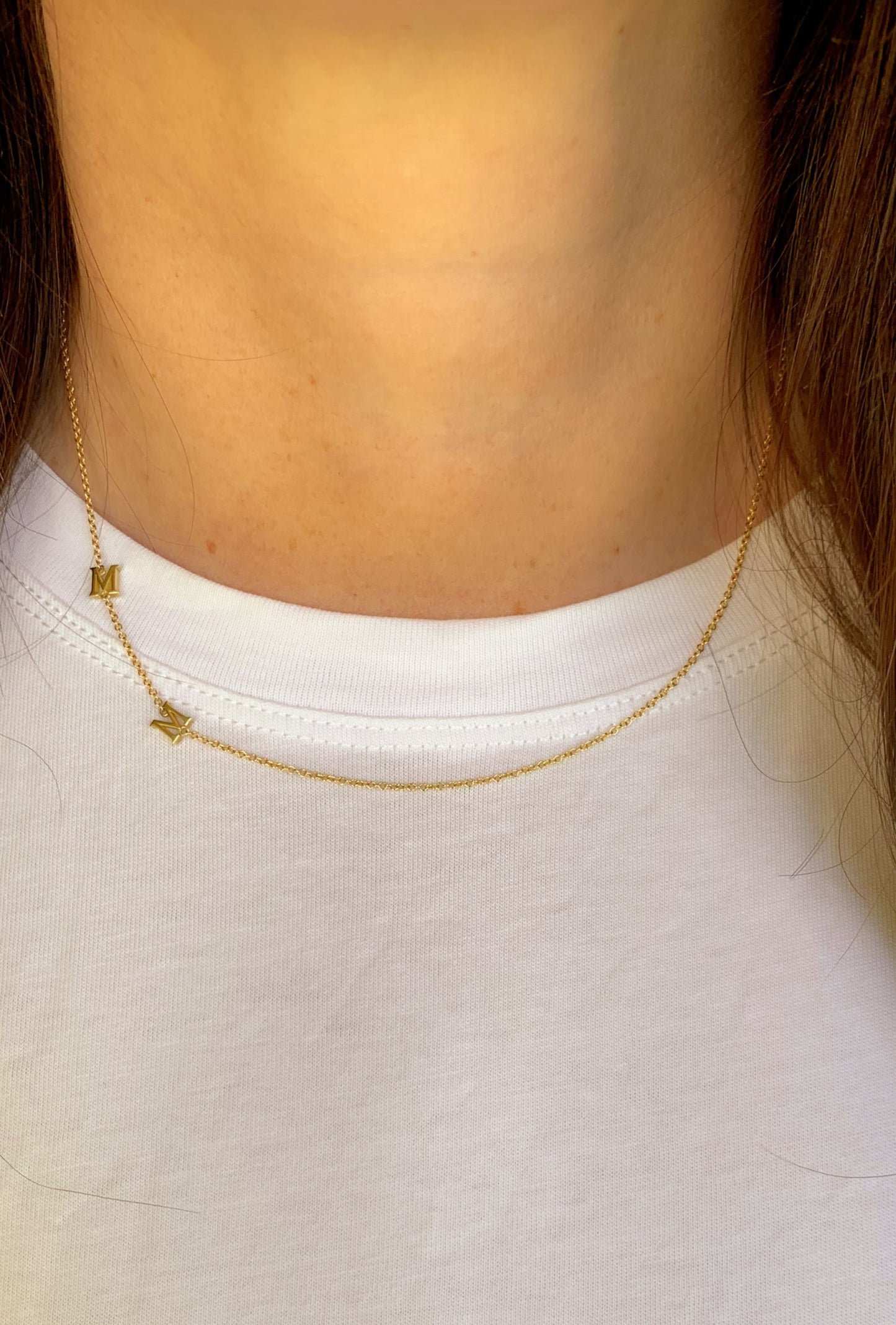 9ct Initial Necklace