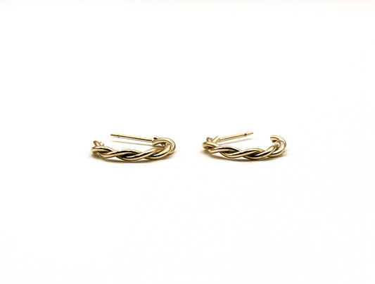 9ct Woven Hoops - Thor Collective