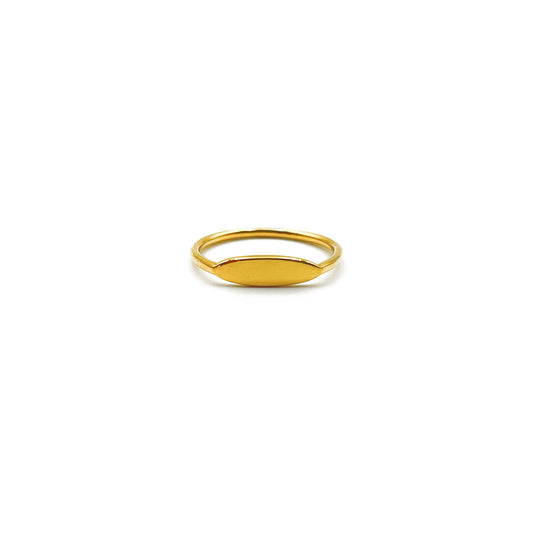 9ct yellow gold signet ring - Thor Collective South Africa
