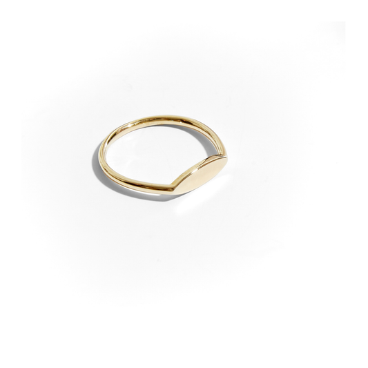 9ct Delicate Signet Ring
