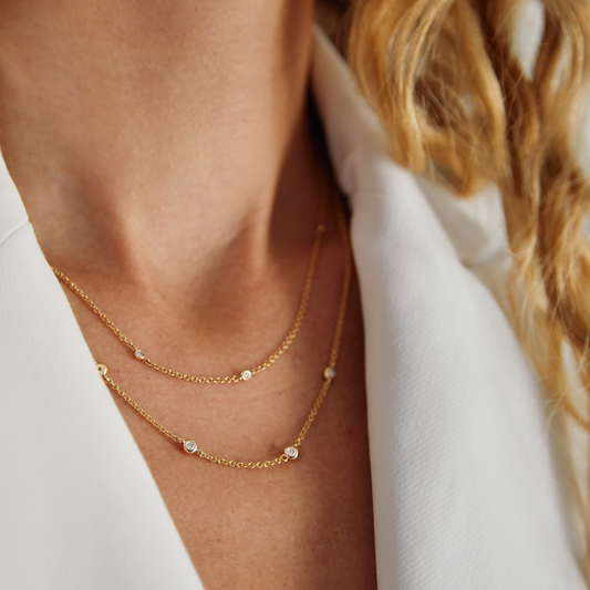 The Fine Necklace - Natural Diamond