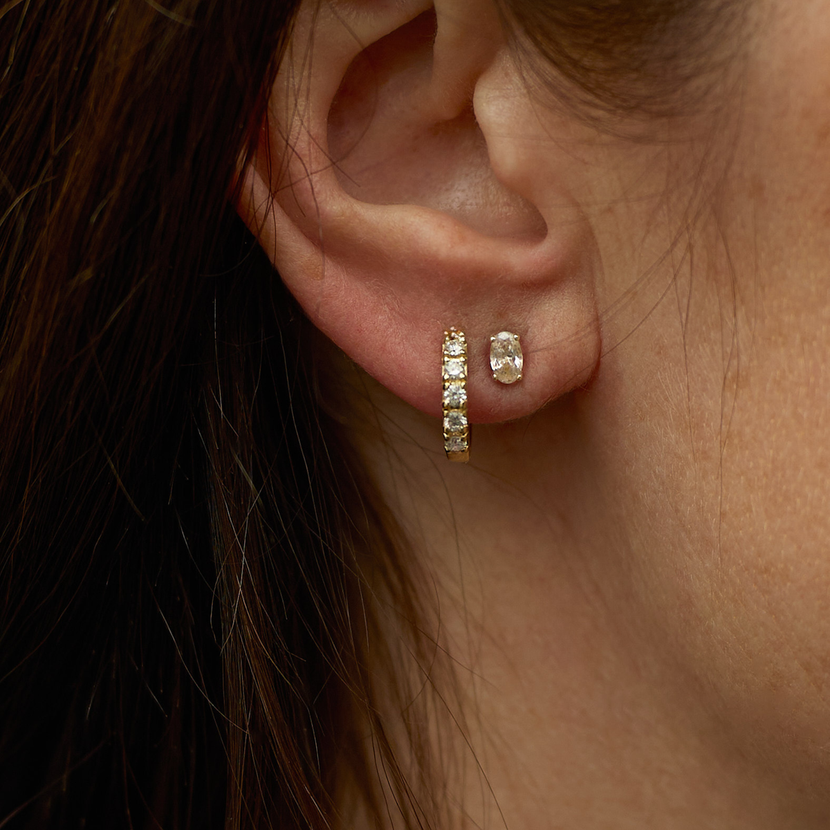 The Huggies - Lab Grown Diamond Huggie Earrings