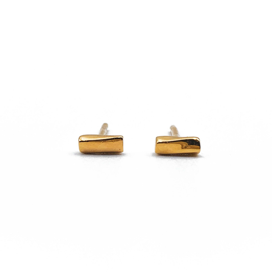 9ct Solid Gold Bar Studs