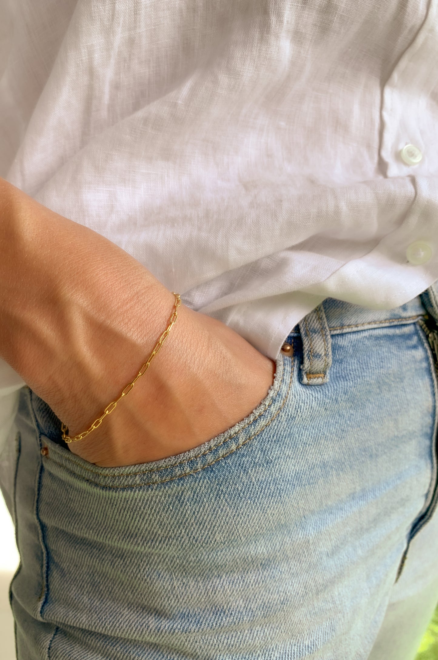 9ct Paperclip Chain Bracelet - Thor Collective